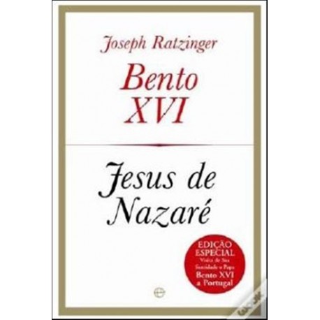 Jesus De Nazaré - Brochado de Joseph Ratzinger - Bento XVI