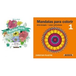 O Meu Refúgio Perfeito + Mandalas Para Colorir 1 de Christian Pilastre_Adriana Marto