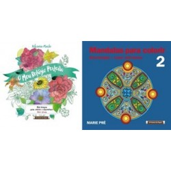 O Meu Refúgio Perfeito + Mandalas Para Colorir 2 de Maria Pre + Adriana Marto
