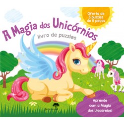 A Magia dos Unicórnios - Livro de Puzzles