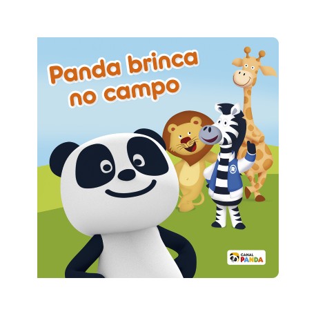 Panda brinca no campo - Canal Panda - Livro-puzzle
