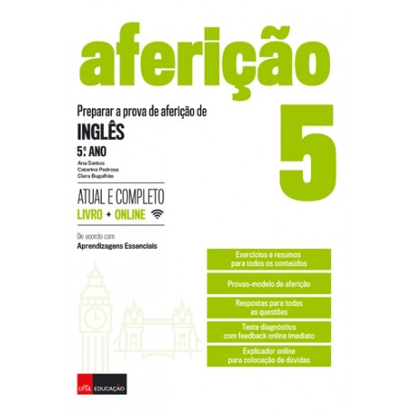Preparar a Prova de Aferição de Inglês 5º ano de Ana Santos, Clara Bugalhão e Catarina Pedrosa