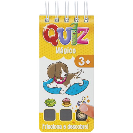 Quiz Mágico 3+ (capa amarela)