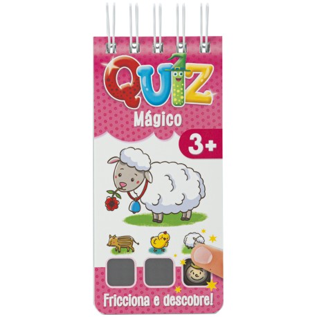 Quiz Mágico 3+ (capa cor de rosa)