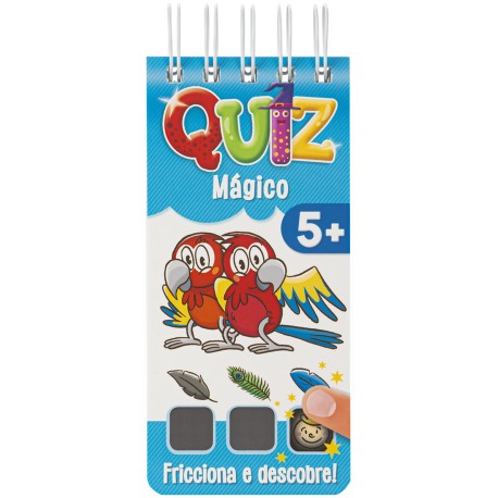 Quiz Mágico 5+ (capa azul)